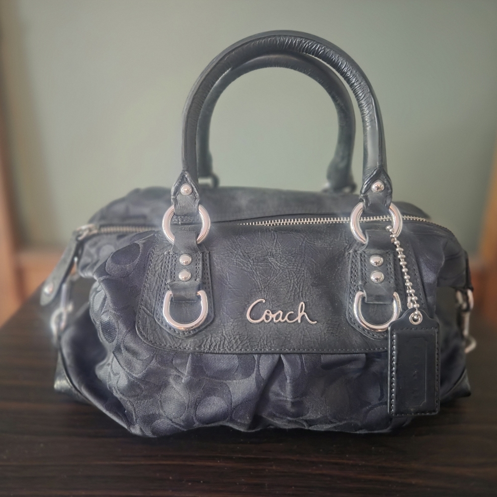 Vintage  Black Coach Handbag